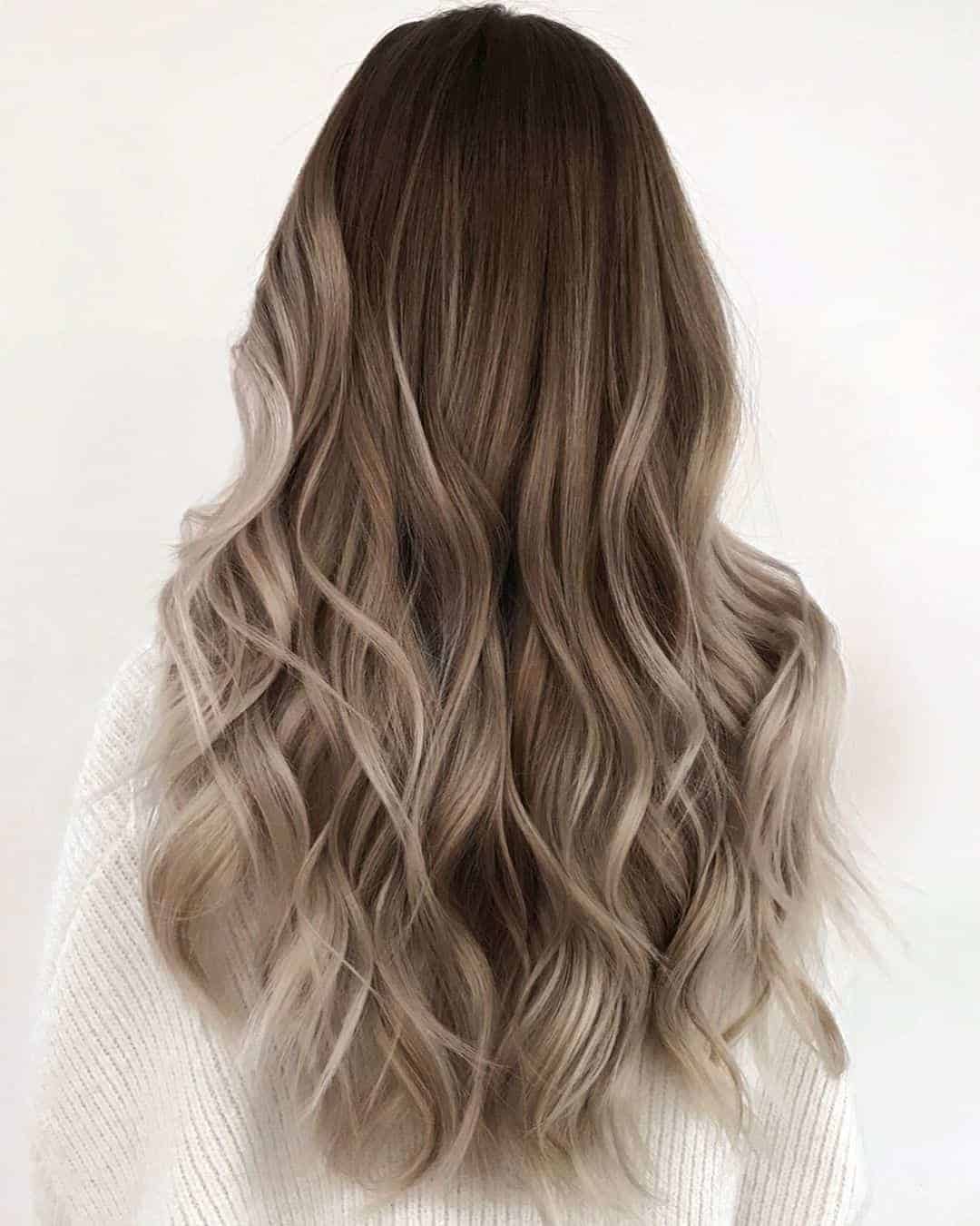 Cool Blonde Balayage Ombré Hair