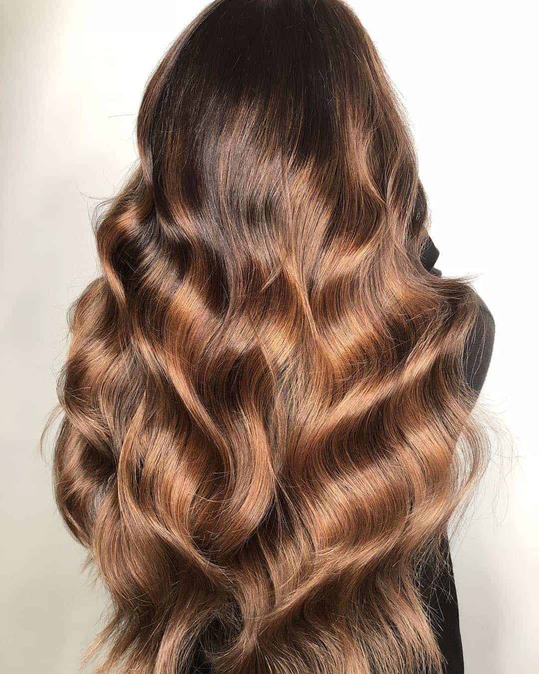 Chestnut Brown Ombré Waves for Days