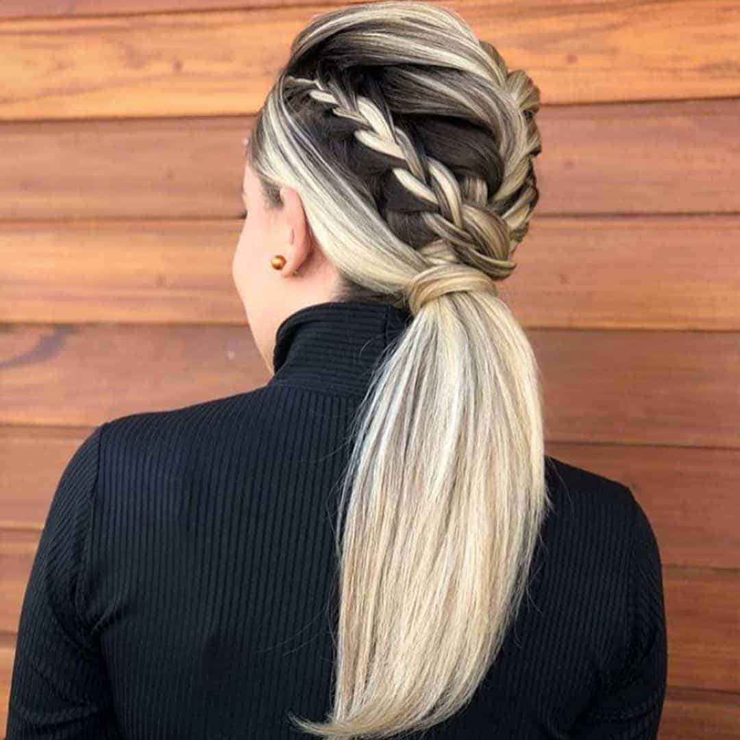 Twisted Ponytail Braid