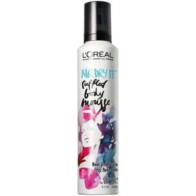 Best Budget Mousse: L’Oreal Paris AIR DRY IT Mousse