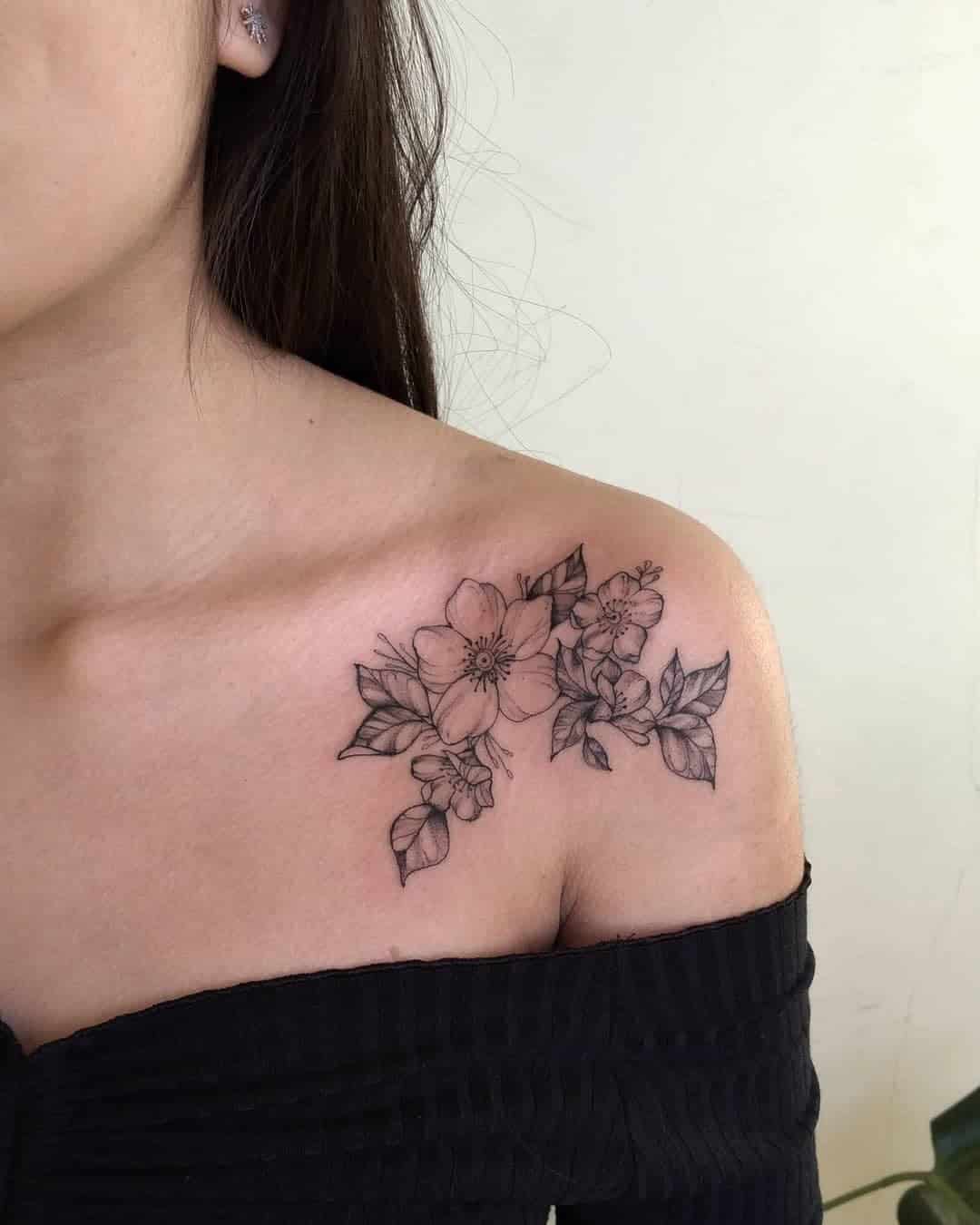 Cherry Blossoms Outline