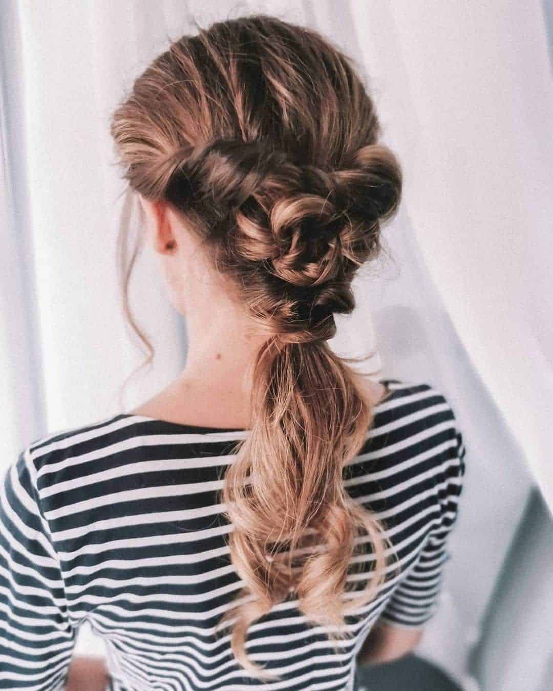 Faux Fishtail Braid for Medium-Length Hair