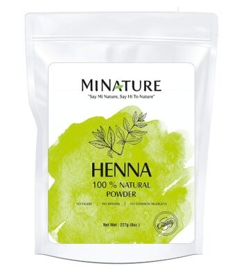 Best Copper-Shaded Henna Dye: Mi Nature Henna Powder