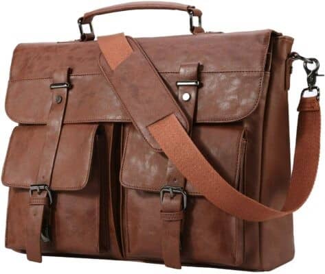 Best Pocket Designed Satchel: Seyfocnia Men