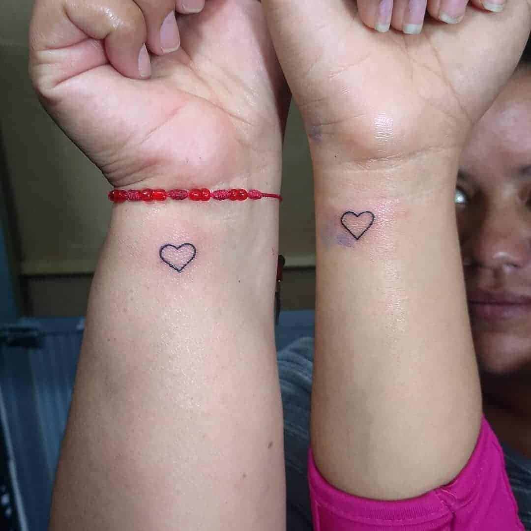 Matching Heart Tattoo