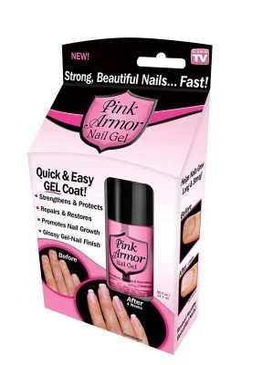 Most Stylish Nail Strengthener Ontel Pink Armor Nail Gel