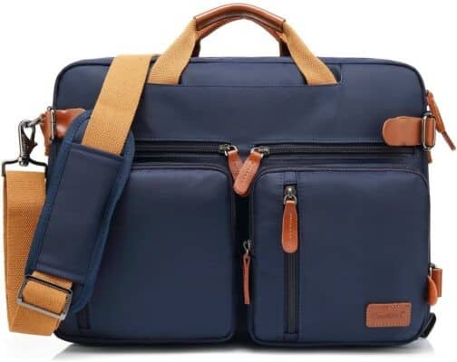 Best Convertible Satchel: CoolBELL Convertible Backpack Laptop Bag