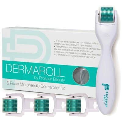 Best Inexpensive Dermaroller Kit: Prosper Beauty Derma Roller Microneedle Kit