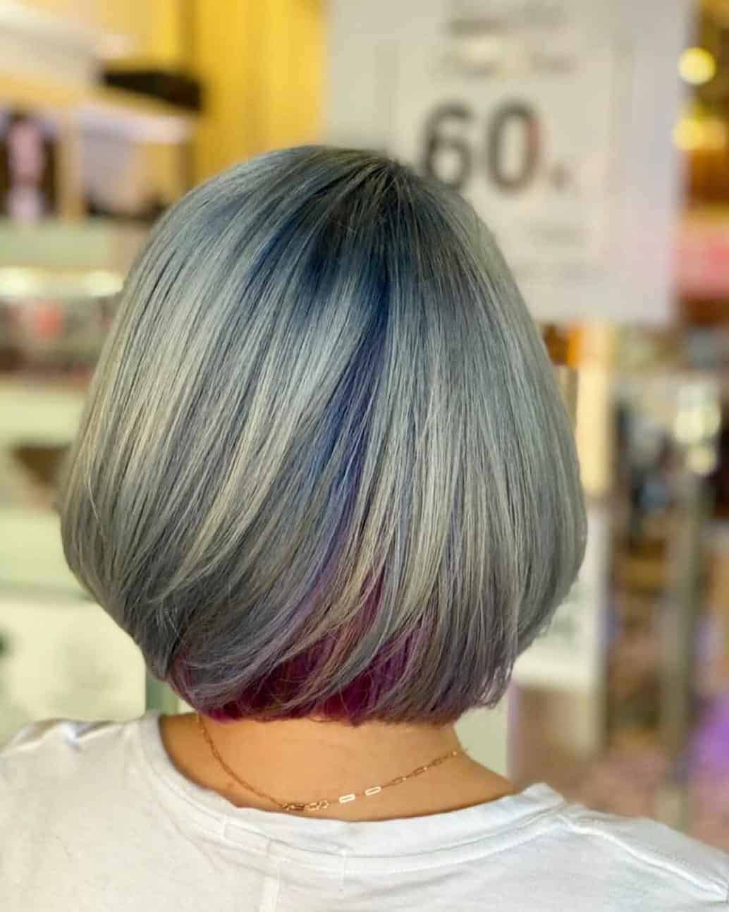 Double Layered Angled Bob