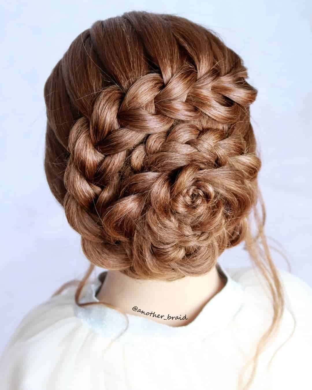 Braided Swirl Bun