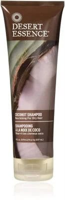 Best Natural Hard Water Shampoo:  Desert Essence Coconut Shampoo