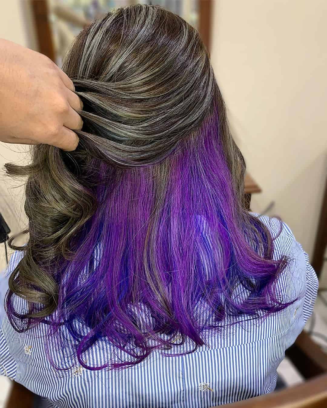 Electric Purple Balayage