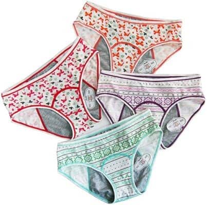 Best Period Panties for Teens:  Anna & Eric Leak Proof Menstrual Underwear