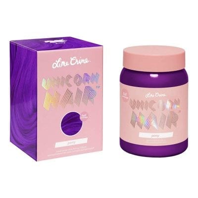 Best Vibrant Purple Hair Dye: Lime Crime Pony – Electric Violet