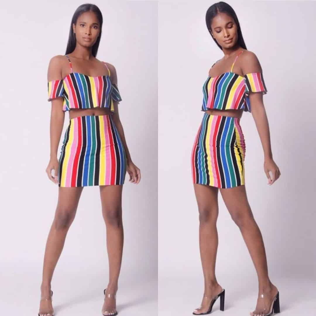 Colorful Striped Set