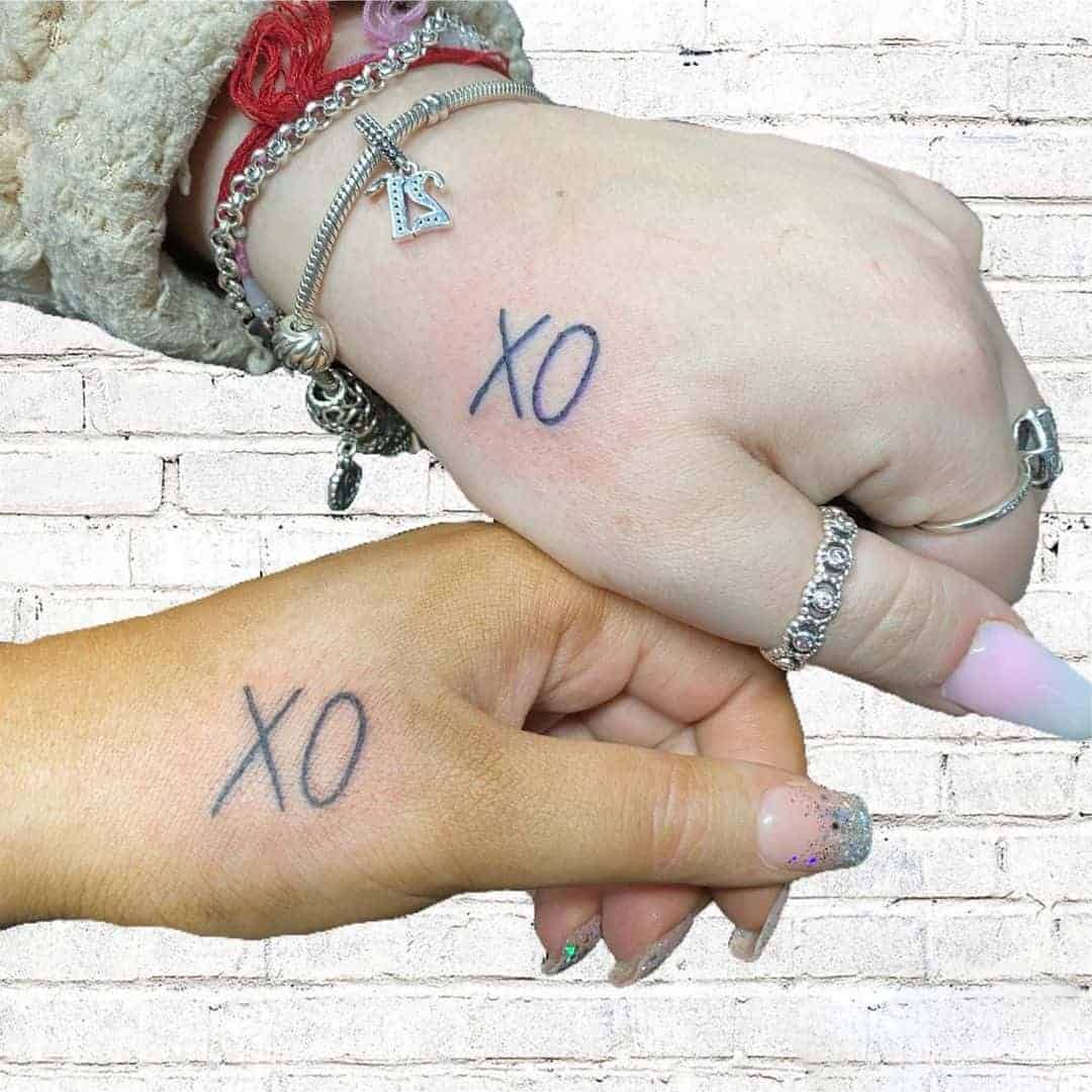 XOXO Matching Tattoos