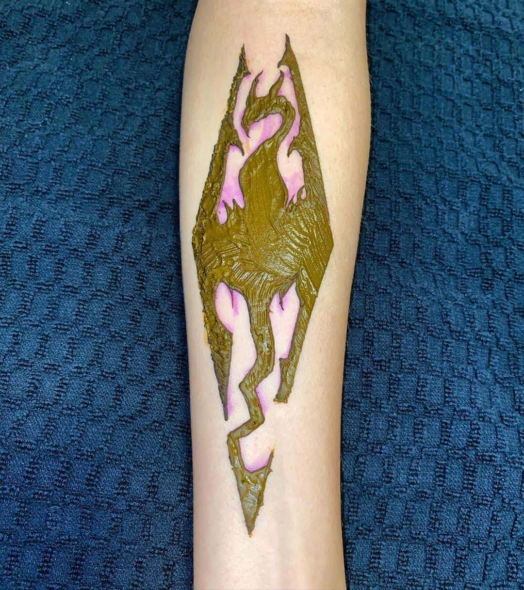 Dragon Henna Tattoo