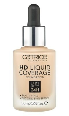 Best Full-Coverage Dewy Foundation: Catrice HD Liquid Coverage Foundation