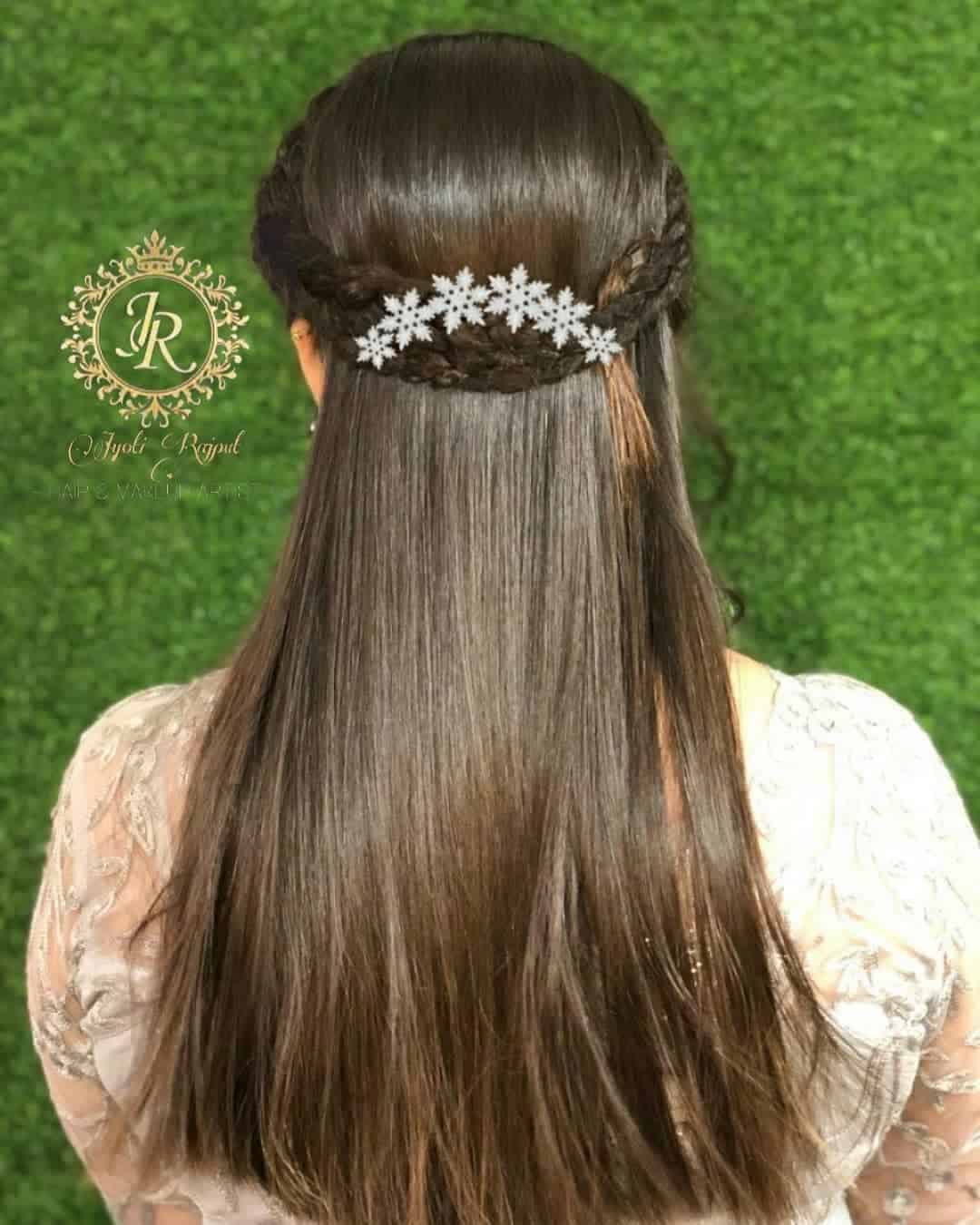 Half-Up Dutch Crown Braid