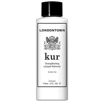 Best High-End Nail Polish Remover:  LondonTown Kur Strengthening Lacquer Remover