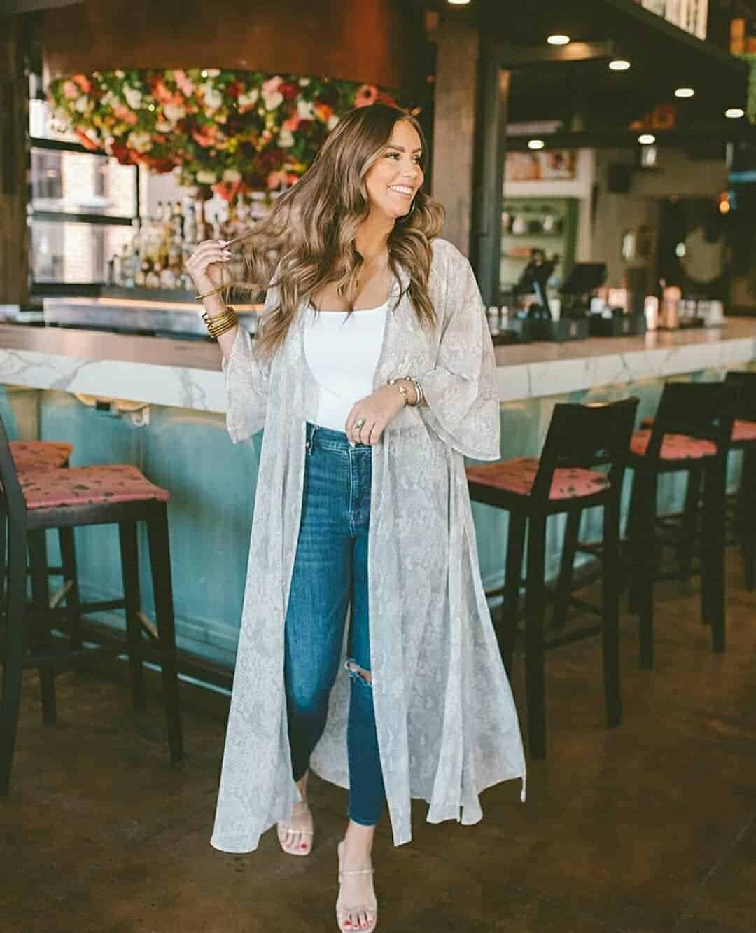 Duster Chiffon Coat