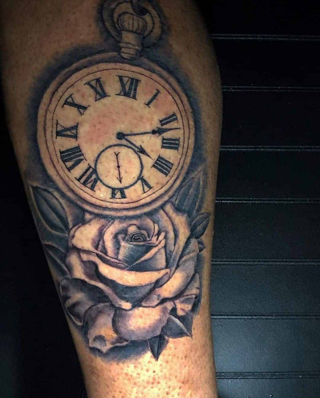 Flower With a Pocket Watch