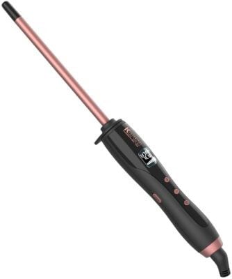 Best Spiral Curling Iron for Short Hair: KIPOZI Thin Curling Wand