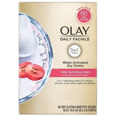 Best Multi-purpose Makeup Wipes Olay 5-in-1 Daily Cleansing Wipes