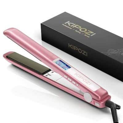 Best Overall Flat Iron: Kipozi Titanium Flat Iron