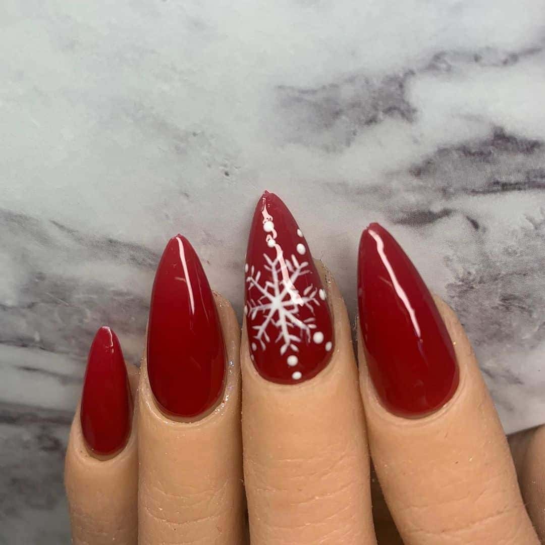 Snowflake Nails