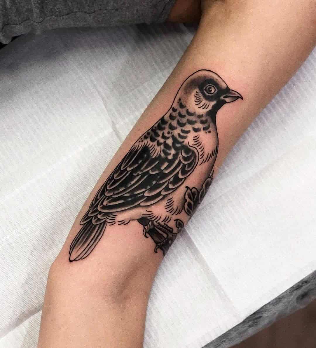 Black Bird Tattoo