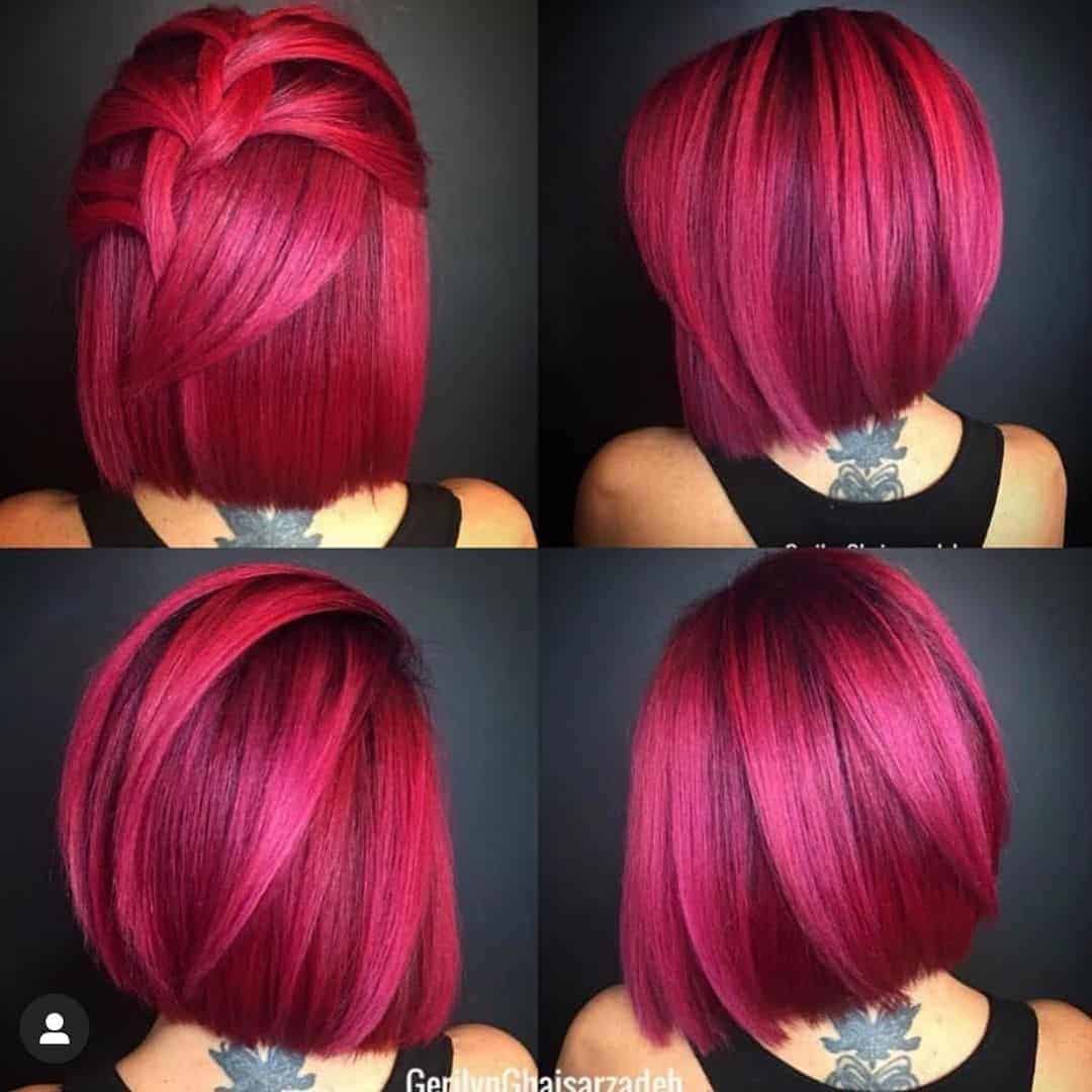 Sweet Cherry Pink Bob