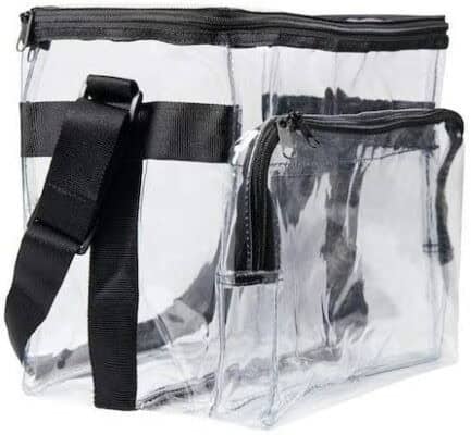 Most Versatile Transparent Bag:  Clear Handbags & More Large Lunch Bag