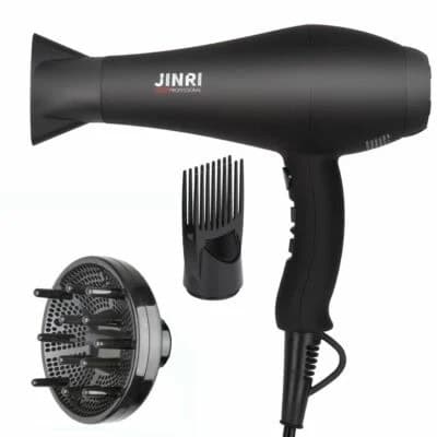 Best for Combatting Frizz: Jinri Negative Ionic Blow Dryer