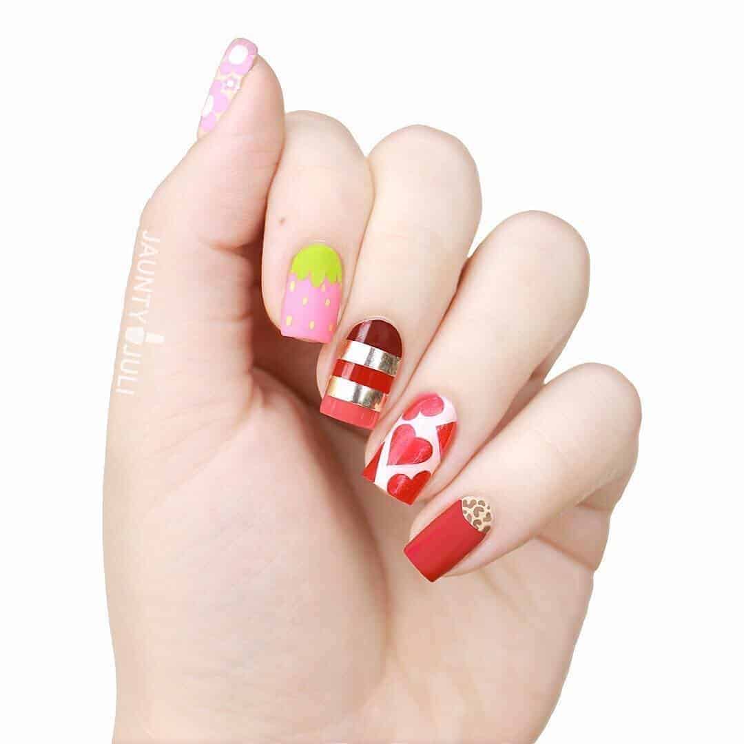 Mix & Match Valentine’s Day Nails