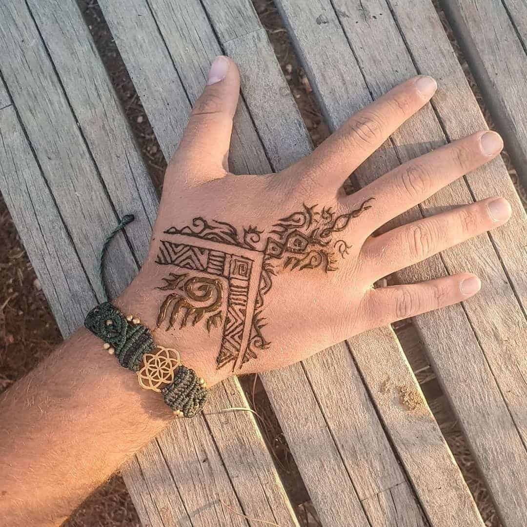 Tribal Art Henna Tattoo