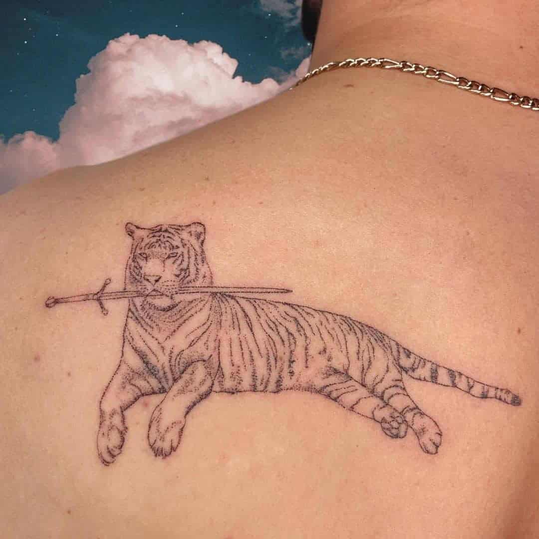 Tiger With a Sword