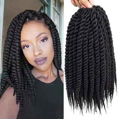 Best Hair for Adding Volume: Admutty Havana Twist Crochet Hair