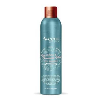 Best Lightweight Dry Shampoo: Aveeno Rose Water & Chamomile Dry Shampoo