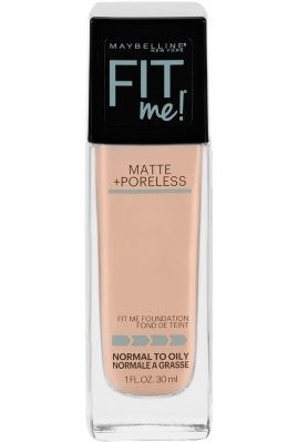 Best Budget Foundation for Mature Skin: Maybelline Fit Me Matte + Poreless Liquid Foundation Makeup