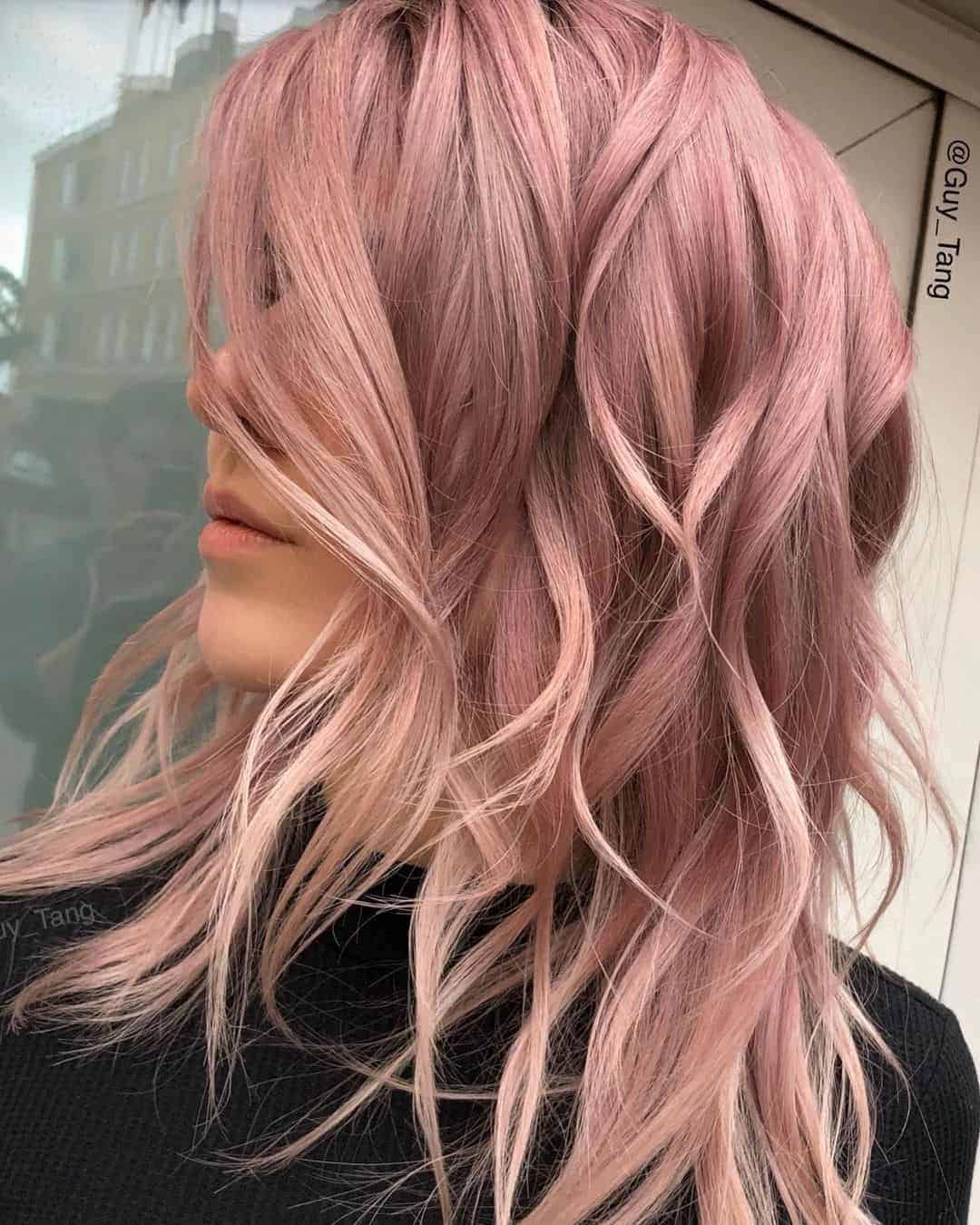 Peach Blonde Ombré Hair