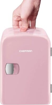 Best Skincare Fridge With Heating: Chefman Mini Portable Fridge