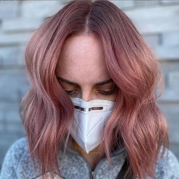 Pink Short Fall Hairstyle