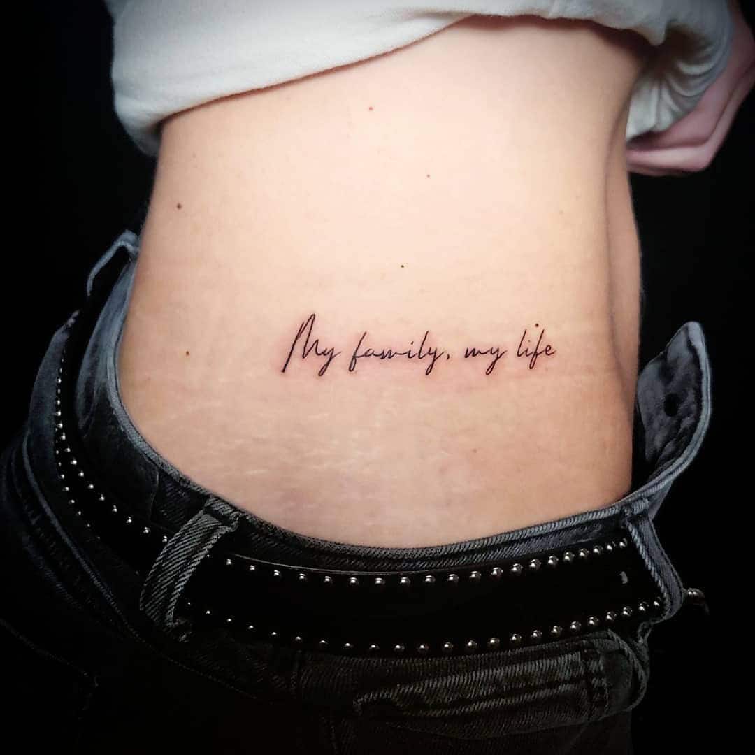 “My Family, My Life” Tattoo