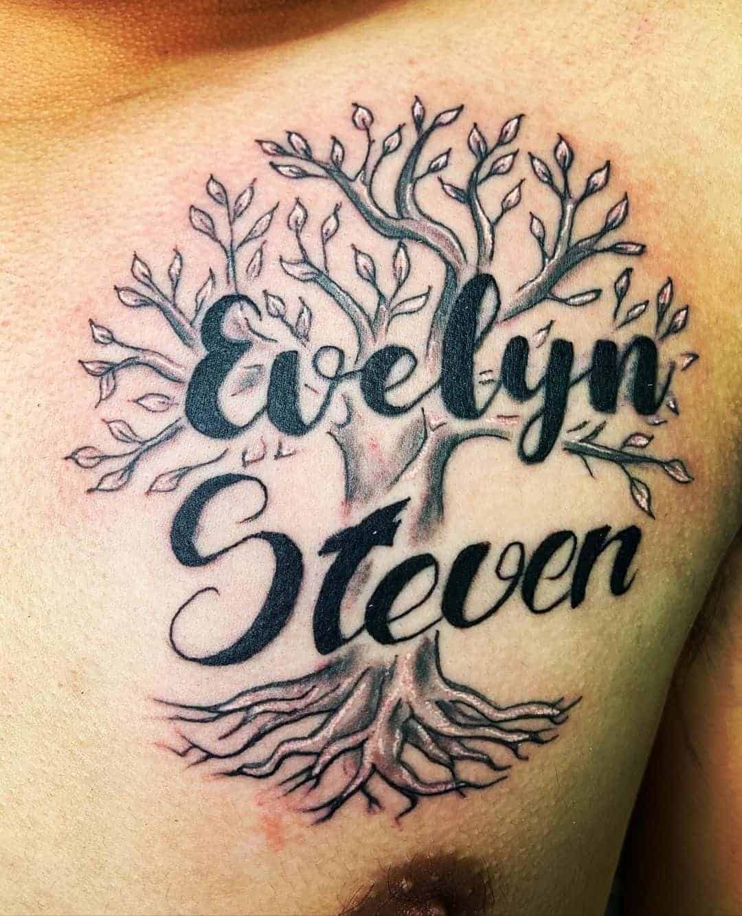 Family Tree Tattoo for Couples