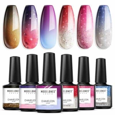 Best Color Changing Gel Nail Polish: Modelones Mood Gel Nail Polish Set