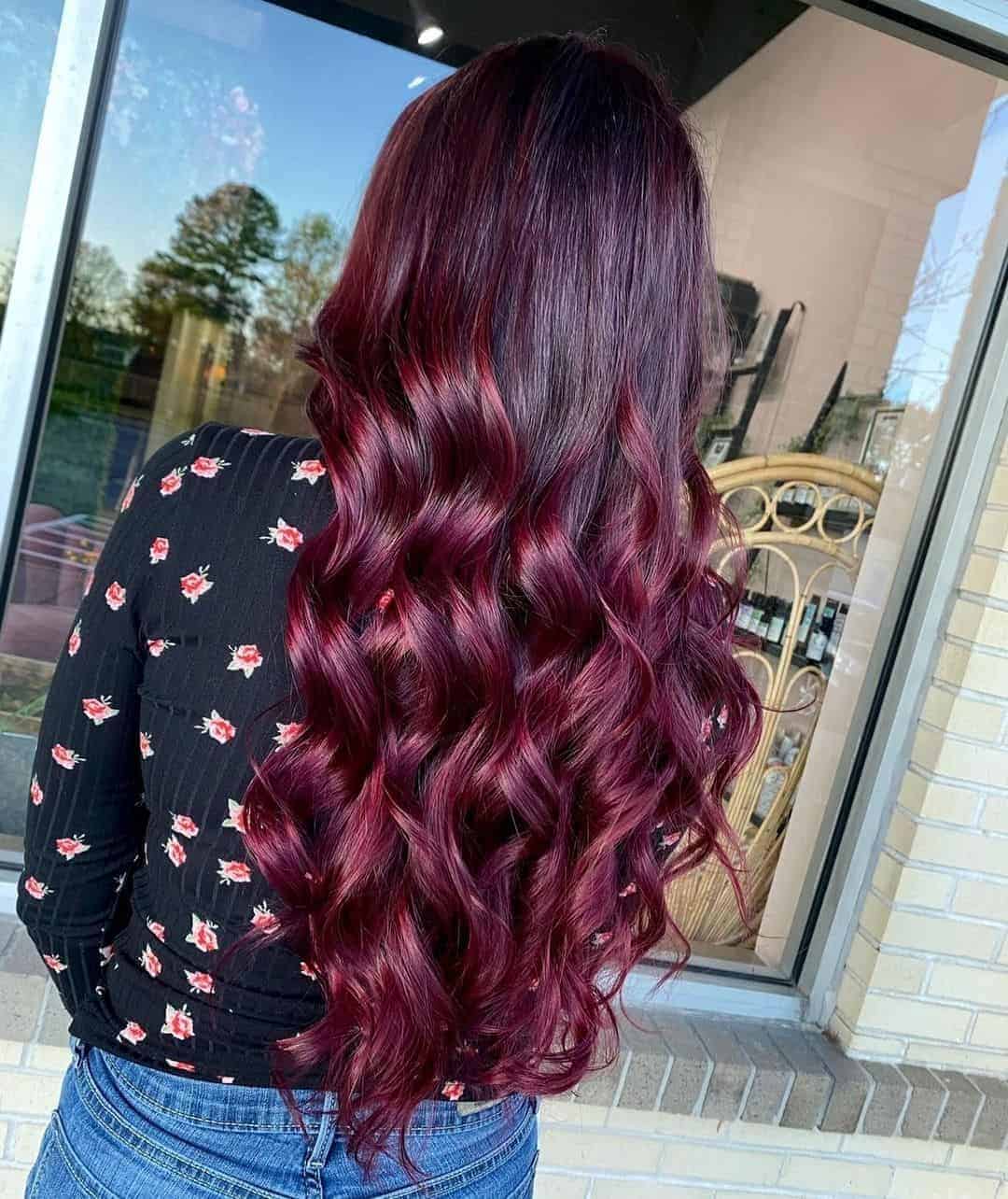 Merlot Ombré Waves