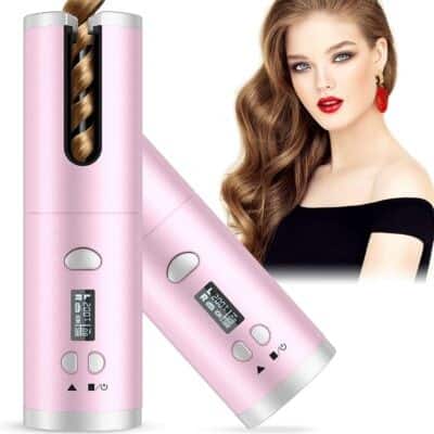 Best Curler With Timer Settings: Laluztop Cordless Auto Hair Curler