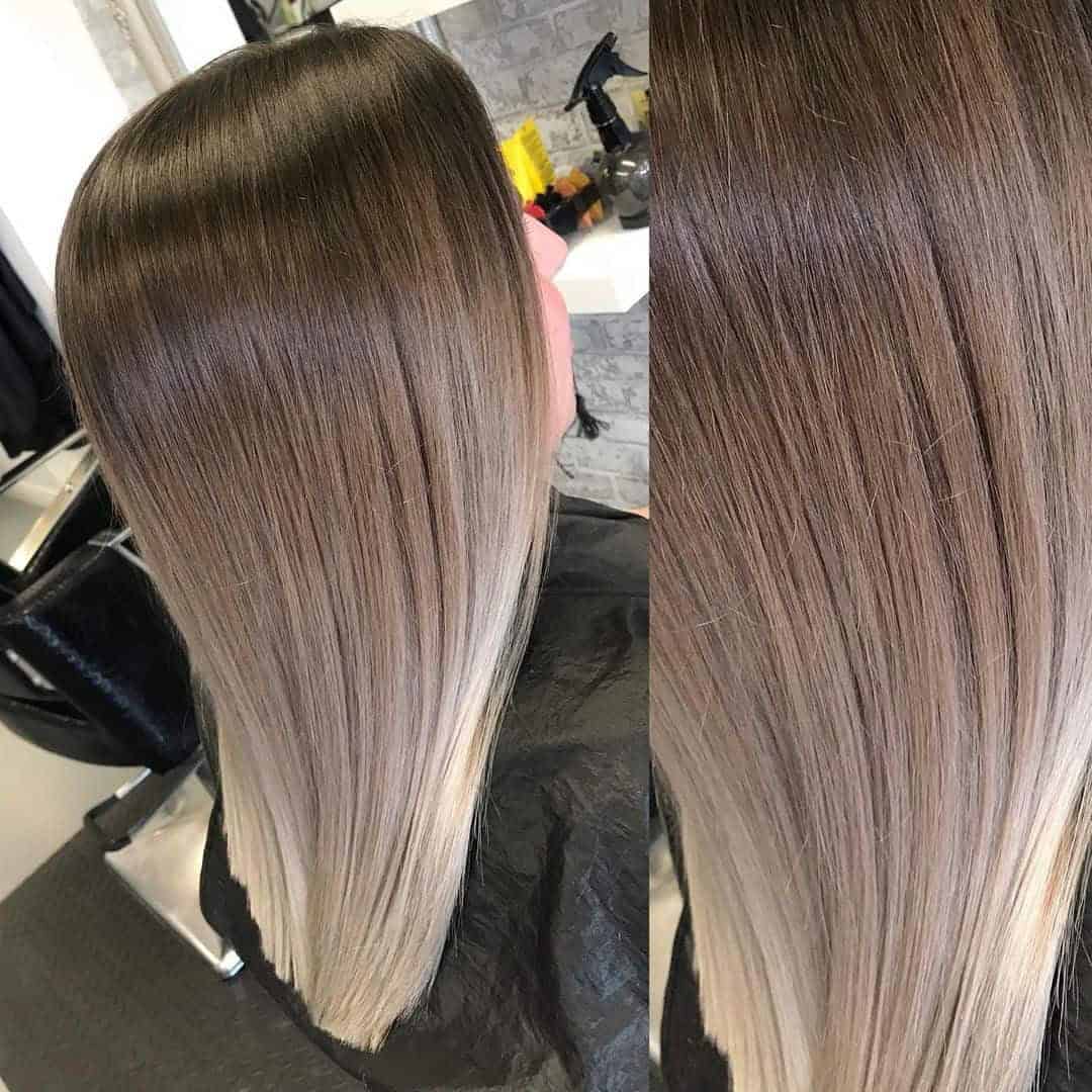 Bronze to Beige Blonde Ombré Hair