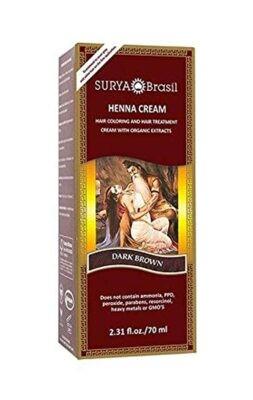 Best Chemical Dye Alternative: Surya Brasil Henna Dark Brown Cream